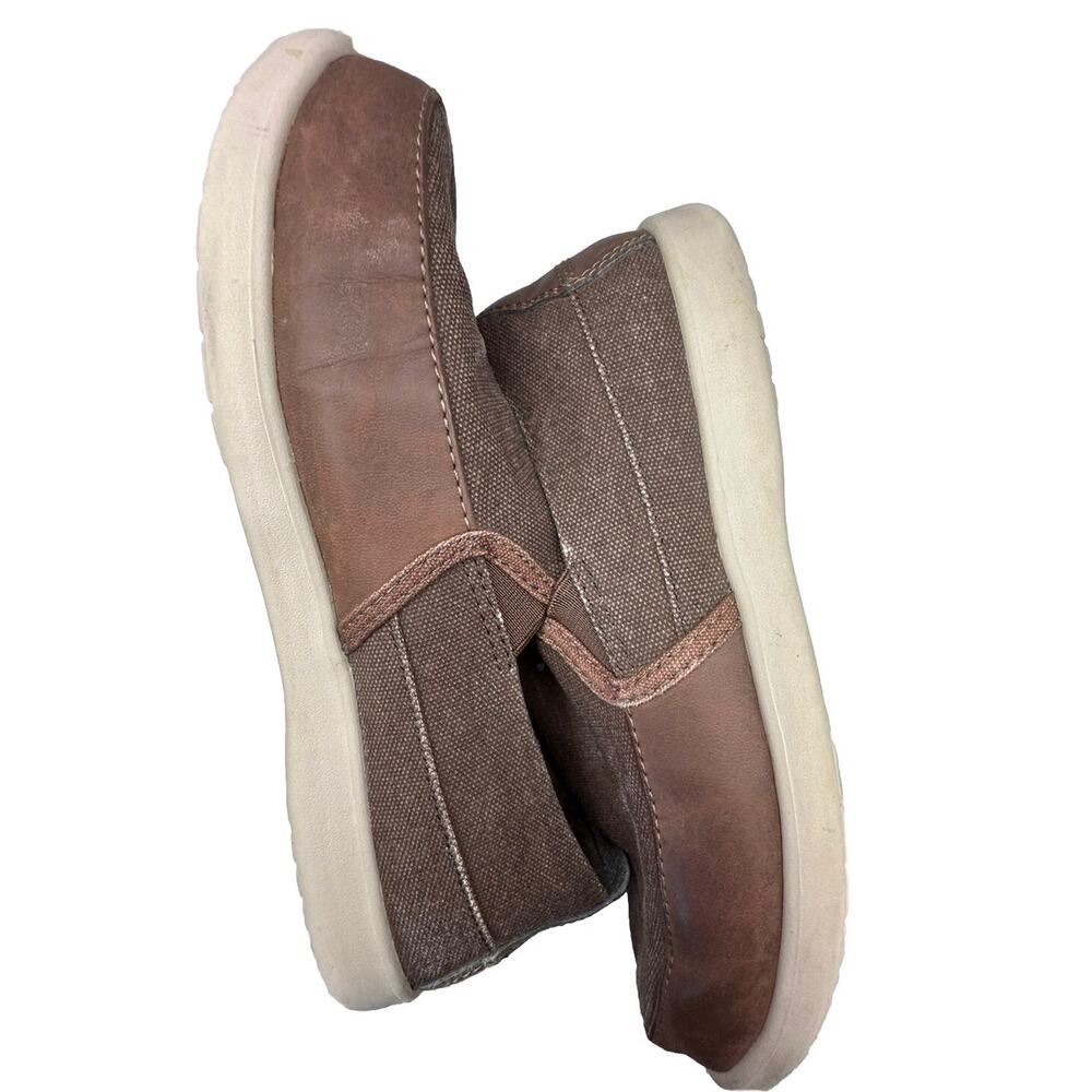 Crocs Triple Comfort Mens Size 7 Slip On Loafers Brown - Picture 3 of 8